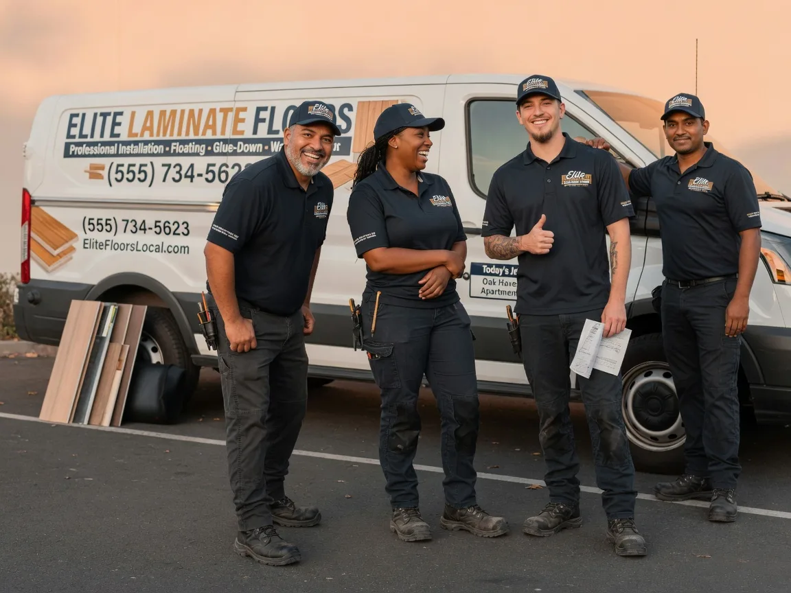 Laminate flooring installation company in Reading, MI
